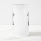 "N" ornemental vintage - Mug (Centre)