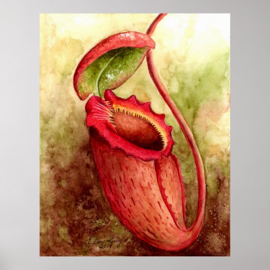 N Rajah Aquarelle Poster (Devant)