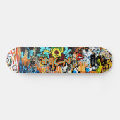 n-s1ave Street Graffiti Deck Skateboard (Horizontaal)