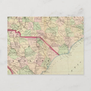 N & S Carolina 2 Briefkaart