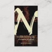 N Vlammonogram Visitekaartje (Voorkant)