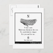 N was een net briefkaart (Voorkant / Achterkant)