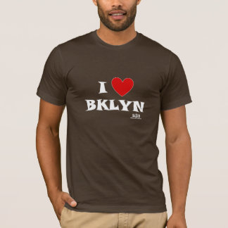 N.Y.E. I Heart Brooklyn Mannen T-shirt