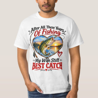 Na Al Die Jaren Vissen Is Mijn Vrouw Nog Steeds T-shirt