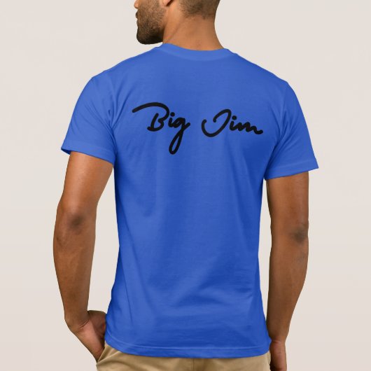 Na Attentie 2-zijde T-shirt (Achterkant)