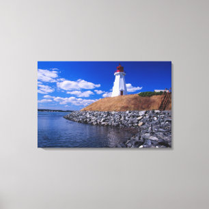 NA, Canada, New Brunswick, Campabello Island. Canvas Afdruk