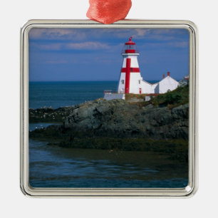 NA, Canada, New Brunswick, Campobello Island. 4 Metalen Ornament