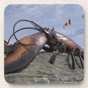 NA, Canada, New Brunswick, Shediak, Werelds Drankjes Onderzetter