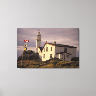 NA, Canada, Newfoundland, Lobster Cove. Kreeft Canvas Afdruk