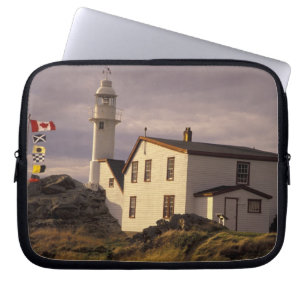 NA, Canada, Newfoundland, Lobster Cove. Kreeft Laptop Sleeve