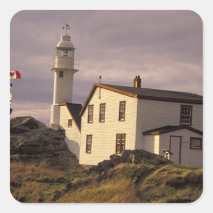 NA, Canada, Newfoundland, Lobster Cove. Kreeft Vierkante Sticker
