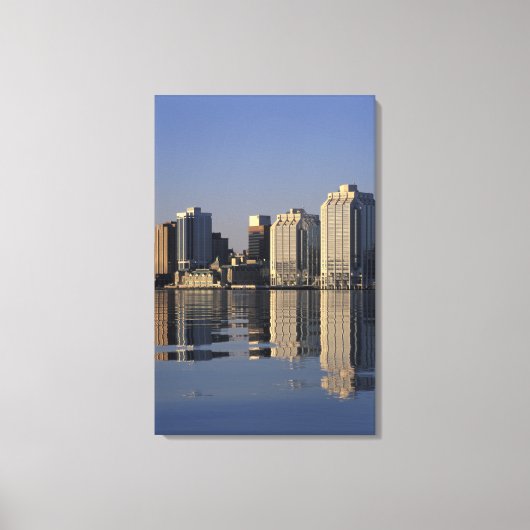 NA, Canada, Nova Scotia, Halifax. Halifax Canvas Afdruk (Voorkant)