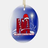 NA CHRISTMAS ORNAMENT SANTA NURSE AIDE (Rechts)