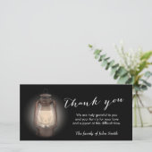 Na de begrafenis van de  Lantaarn Memorial Bedankkaart (Staand voorkant)