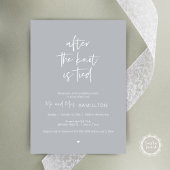 Na de bruiloft Brunch, nadat de knoop vastgebonden Kaart