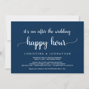 Na de bruiloft Happy Hour, Rustieke Elopement Uitn Kaart