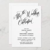 Na de bruiloftsviering Uitgebreid script Kaart (Voorkant / Achterkant)