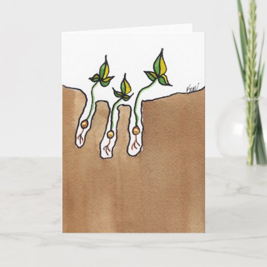 Na de Herfst Notecard Kaart (Voorkant)