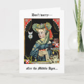 Na de middeleeuwen komt de renaissance kaart (Voorkant)