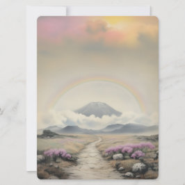 Na de regen (Japanse Waterverf landschapskunst)