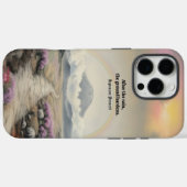 Na de regen (Japanse Waterverf landschapskunst) Case-Mate iPhone Case (Achterkant (horizontaal))
