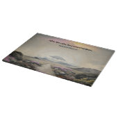 Na de regen (Japanse Waterverf landschapskunst) Snijplank (Hoek)