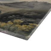 Na de regen (Japanse Waterverf landschapskunst) Snijplank (Hoek)