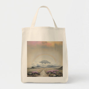Na de regen (Japanse Waterverf landschapskunst) Tote Bag