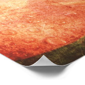 Na de regen, Lily met textuur Poster (Hoek)