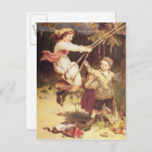 Na de school briefkaart (Voorkant / Achterkant)