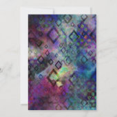 Na de Trouwviering Abstract met Goud Kaart (Achterkant)