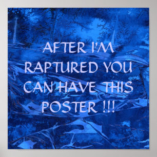 Na de verkrachting het Poster weggeven