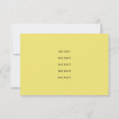 Na de Waterverf van het partijkleurenblok Ontwerp Kaart (Achterkant)