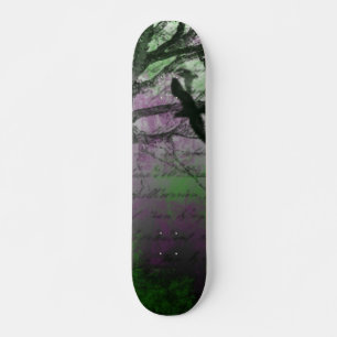 Na donkere skateboard