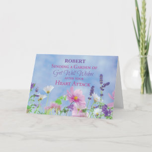 Na een hartaanval krijgen goed wilde bloemen kaart