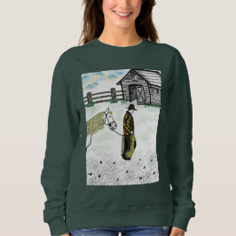 Na een paardenrit trui