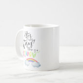 Na elk Storm is er een regenboogkoffie-Mok Koffiemok (Voorkant links)
