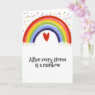na elke storm is er een regenboog mentale gezondhe kaart