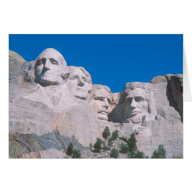 NA, États-Unis, SD, mont Rushmore. (Devant horizontal)