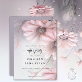 Na feest Boho Pink Daisy Save The Date