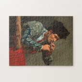 Na het gevecht | Mary Cassatt Legpuzzel (Horizontaal)