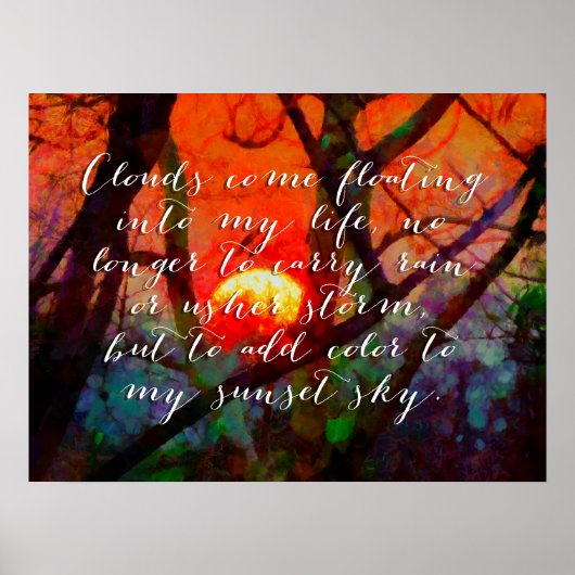 Na het Poster van de Citaten van de Regen Inspirer (Voorkant)