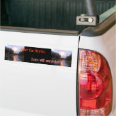 Na het Storm Bumpersticker (Op Truck)
