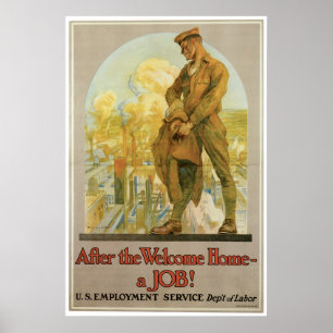 Na het Welkom thuis ~ een taak! Poster