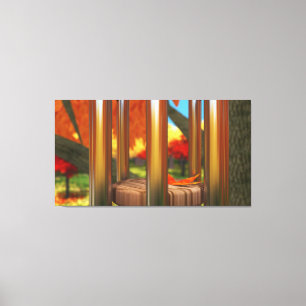 Na het Wind Wrapped Canvas Afdruk