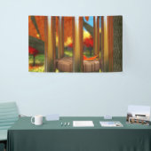 Na het windvaandel spandoek (Beurs)