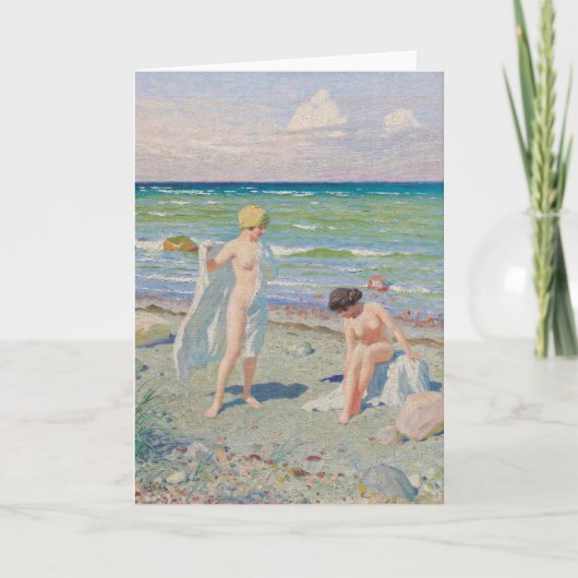 Na het zwemmen | Paul Fischer Kaart (Voorkant)