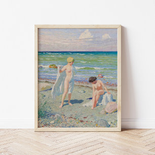 Na het zwemmen   Paul Fischer Poster