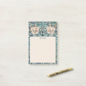 NA IT-OPMERKINGEN : WILLIAM MORRIS : HONEYSUCKLE POST-IT® NOTES (Op bureau)