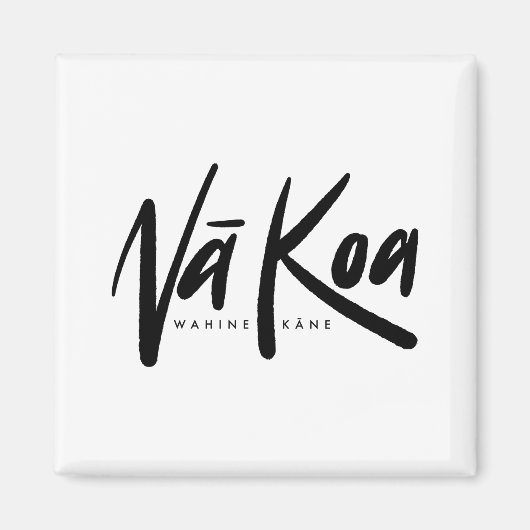 Na Koa Magnet (Carré) (Devant)